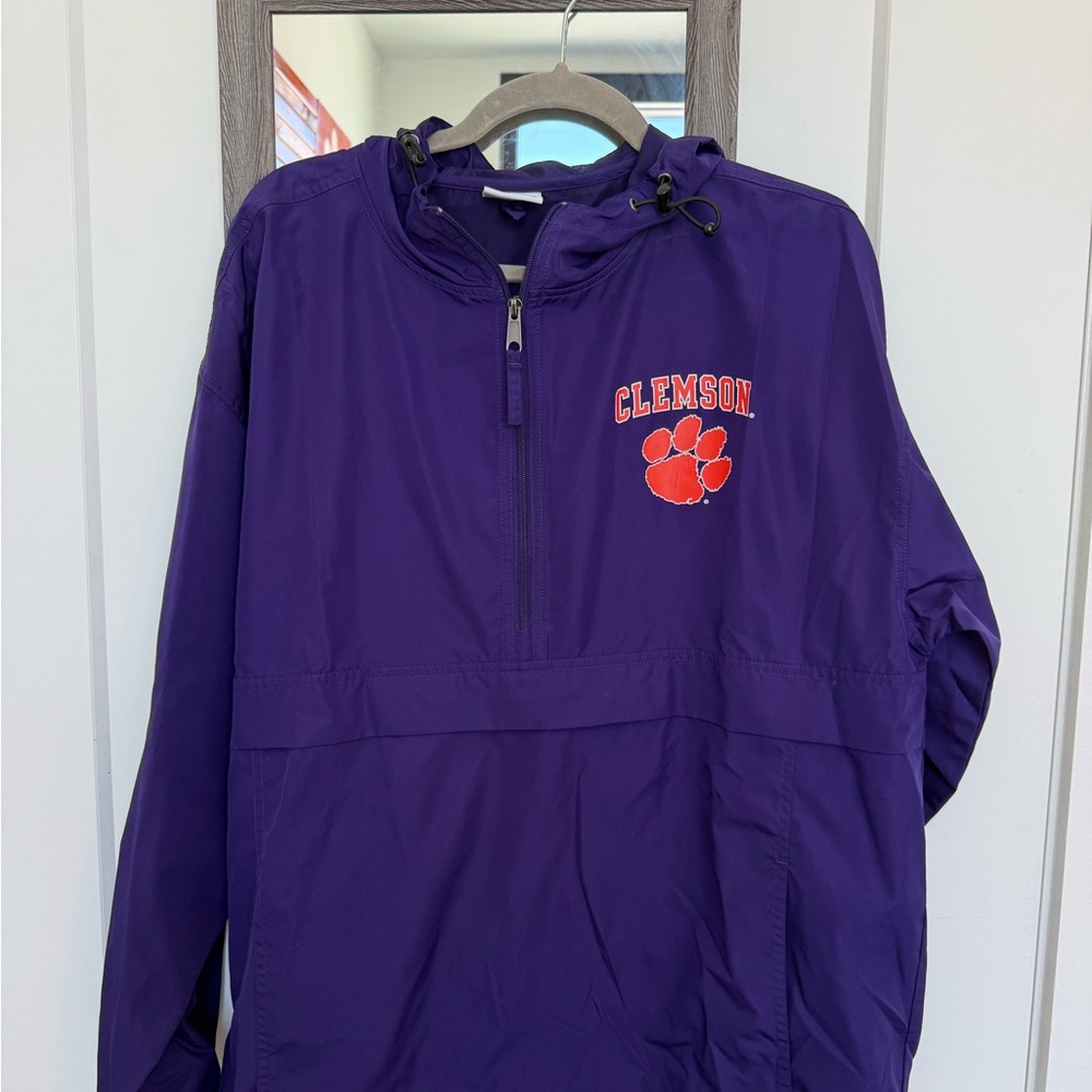 Clemson Purple Raincoat
